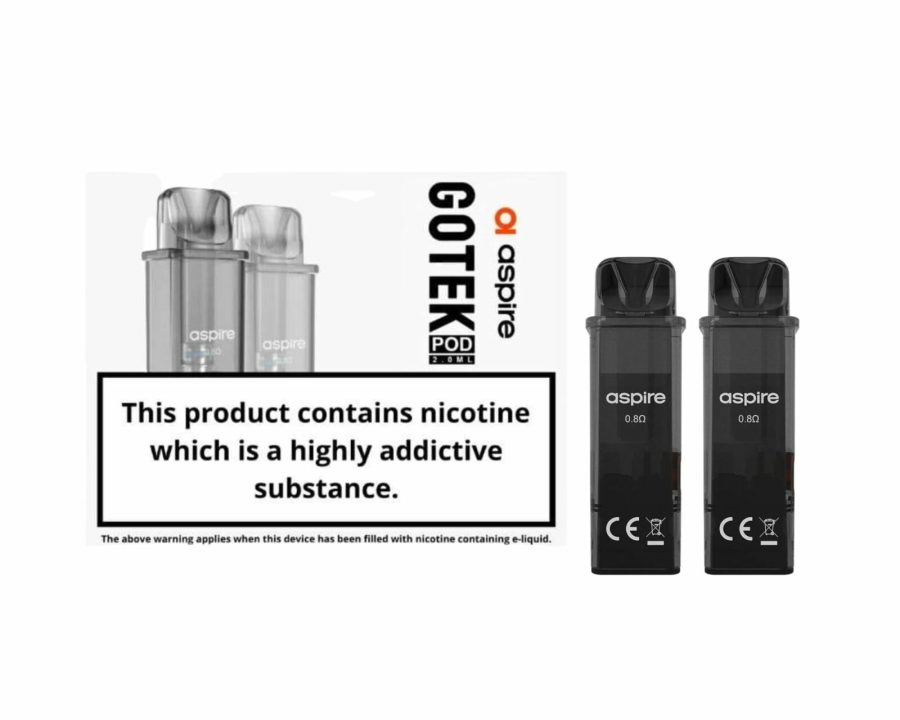 Aspire Gotek X Ersatz-Pod im 2er-Pack NACHFÜLLBARE PODS - XMANIA Deutschland 8