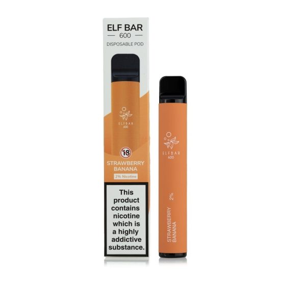 ELF BAR 600 EINWEG-POD – STRAWBERRY BANANA 20MG