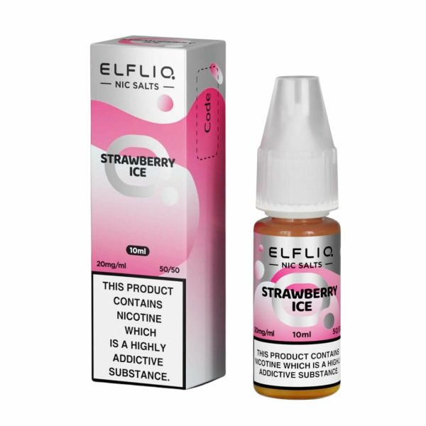 Elfliq – Strawberry Ice (Das offizielle ElfBar Nic Salt Liquid) ELFLIQ - XMANIA Deutschland