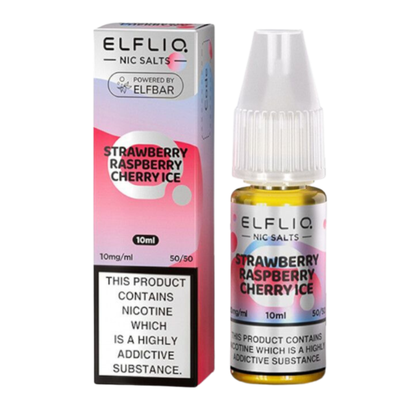 Elfliq – Strawberry Raspberry Cherry Ice (Das offizielle ElfBar Nic Salt Liquid) ELFLIQ - XMANIA Deutschland